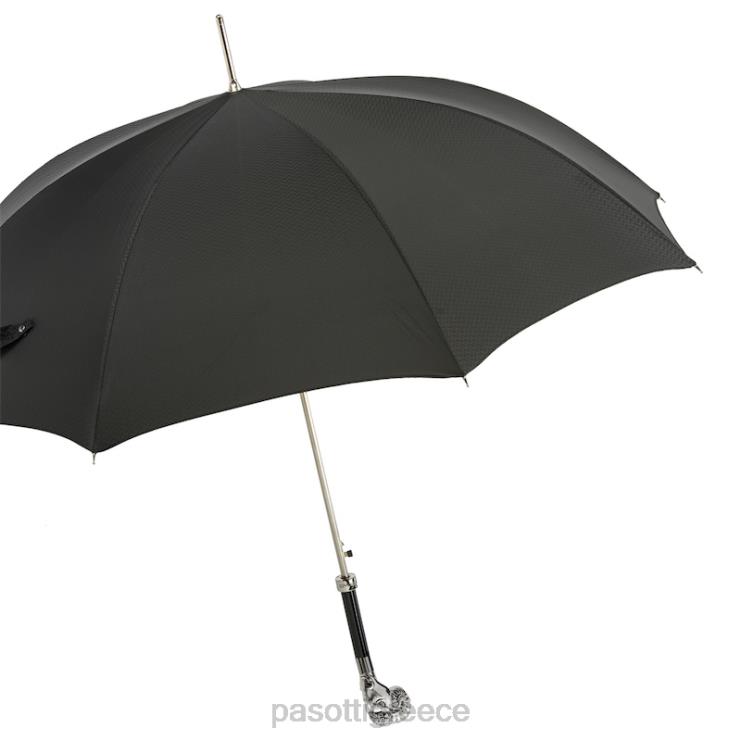 ομπρέλα | PASOTTI 478 6278-1 w86 - ομπρέλα πολυτελείας ασημί κριάρι 2N6B829 άνδρες